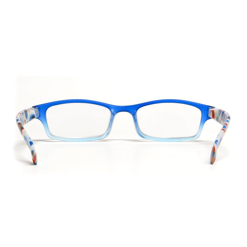 Calabria Hannah - anteojos de lectura, Azul y naranja, M