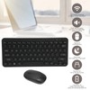 2.4G Wireless Keyboard Mouse Combo 78 Key Retro Round Keycap
