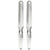 E-outstanding 2PCS Stainless Steel Flat Staplers Puller, Staple Remover Tools,