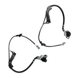 TRQ Rear ABS Wheel Speed Sensor Set Compatible with 2004-2010 Toyota Sienna