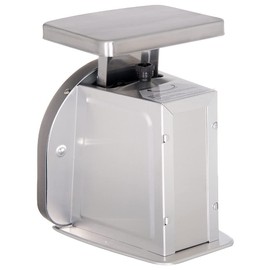 San Jamar Ms Series Mechanical Dial Scale Manual Food Scale with 2 Pound Capacity for Kitchens, Restaurants, And Cooking, Metal, 32 Ounces, Silver