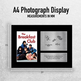 HWC Trading A4 Molly Ringwald, Emilio Estevez The Breakfast Club Gifts Printed Signed Autograph Picture for Movie Memorabilia Fans