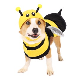 Spooktacular Creations Disfraz de perro de abeja de Halloween para mascotas (mediano)