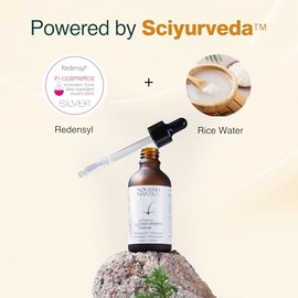 NOURISH MANTRA Suero Avanzado para El Recrecimiento Del Cabello 50Ml | Con Redensyl, Anagain, Procapil y Capilia Longa para El Control de Caída Del Ca