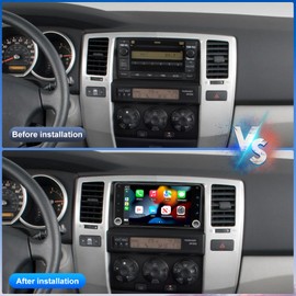 7 Inch Dual Knob Car Stereo Fit for 4Runner 2003-2009/Allion 2001-Onwards/Alphard 2002-2015 with Wireless Carplay Android Auto GPS Navigation Android 13 Touch Screen Radio - 4+64GB