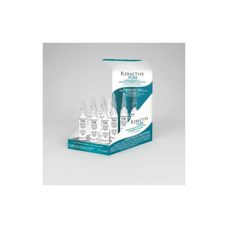 Nutrapel Ampolletas Keractive Pure Reestructuracion 12x15ml