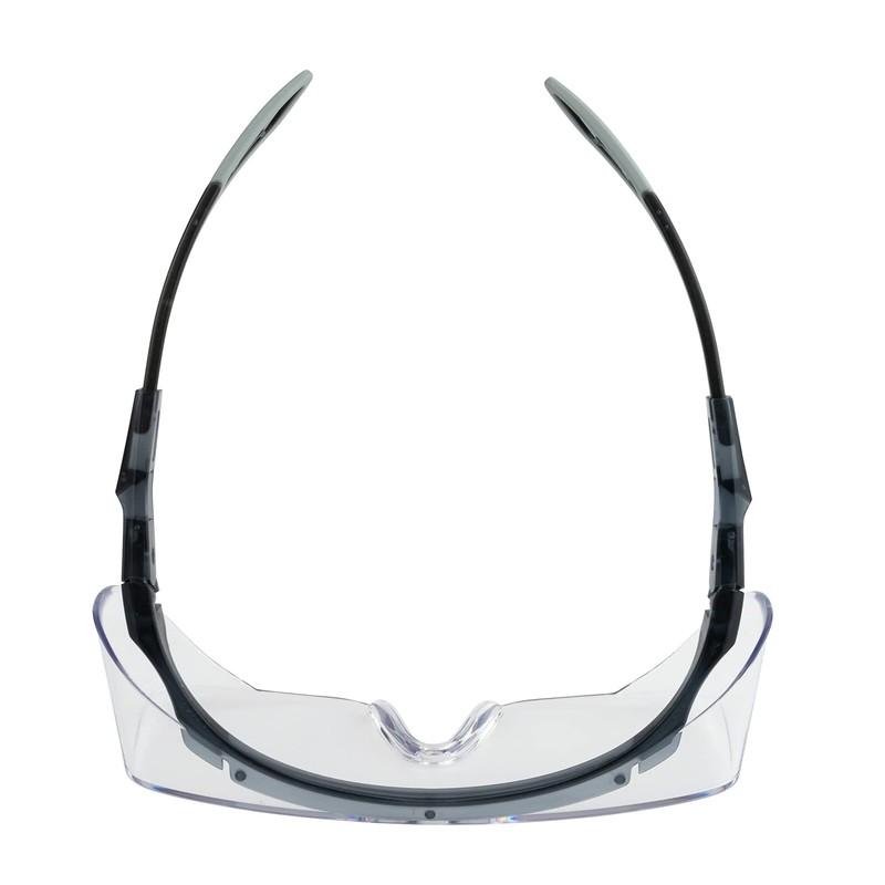PAERDE Safety Glasses Over-the-Glasses Scratch-Resistant Anti-Fog UV Cut Clear Protective