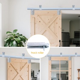 Track Sliding Door Wheels for 1-3/4" Wide and 2-1/4",Heavy-Duty Exterior Sliding Barn Door Roller or Shed Sliding Doors Roller Kit,2 Packs