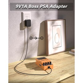 VHBW for DC 9V Donner Power Supply Compatible with Donner Guitar Delay Pedal and Boss ME-80 ME-25 ME-50B GT-100 GT-1 GT-10 Mini Katana RE-20 RC-3 RC-5