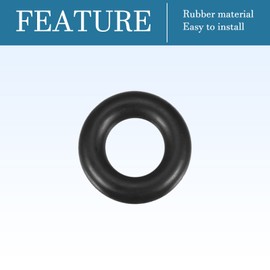 QUARKZMAN 5 pieces nitrile rubber rings repair replacement rubber 20 mm x 10 mm x 5 mm for tap plumber repair seal connection, black