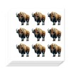 AHANDMAKER 180Pcs Mixed Color Bison Buffalo Planner Stickers, 1 Inch