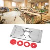Aluminium Router Table Insert Plate for Woodworking Benches Milling Trimming