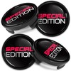 Biomar Labs 4 x Center Hubcaps, Compatible with Ford Centre