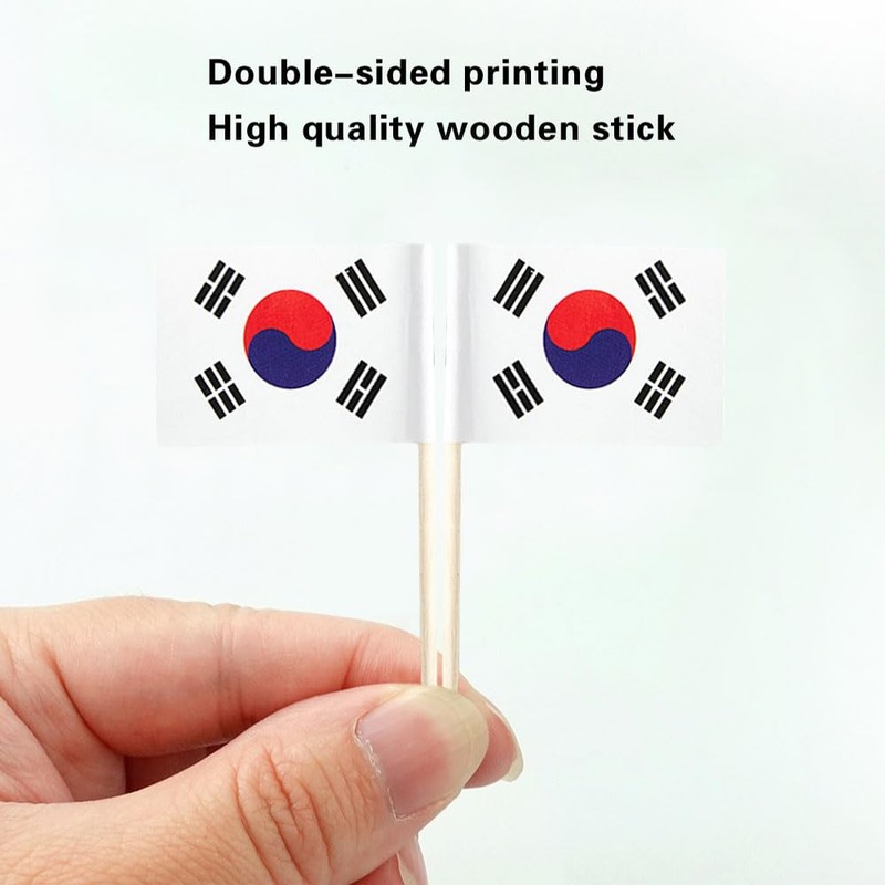 South Korea Flag Korean Flag, Small Mini South Korean Toothpick