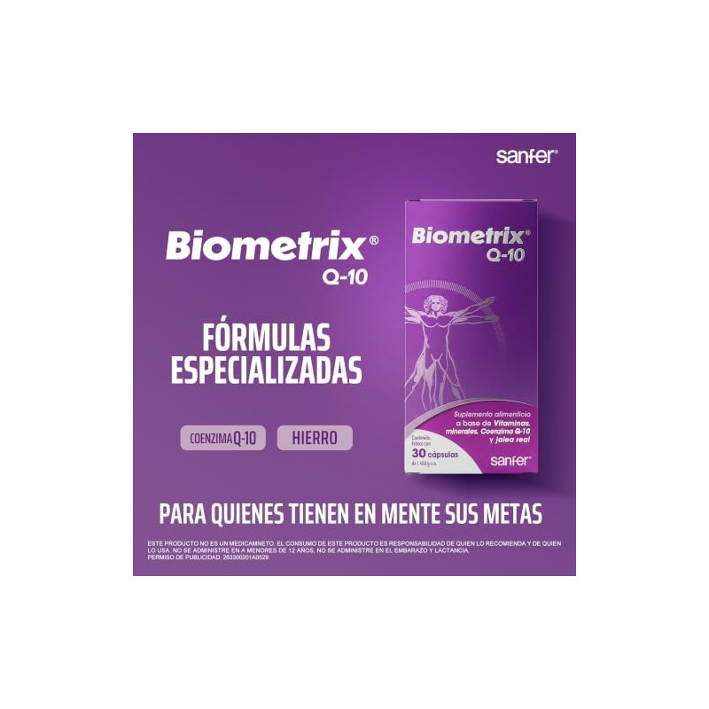 Biometrix A-OX Suplemento Antioxidante Omega 3 6 9 30 Cápsulas