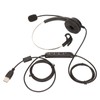 USB Business Headset Noise Reduction Single Sided Ear Headphone Supports