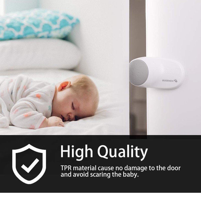 Eudemon - Tope de puerta ajustable para proteger los dedos