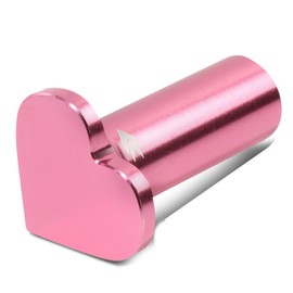 NRG Innovations NRG-DB-H002PK 6061 Aluminum Heart E-Brake Drift Button, Hand Brake Lever Button Compatible with 1986 Toyota, Subaru WRX/STI, BRZ, Mazda Miata/RX-7, Pink