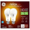 GE Lighting 36144 Relax HD LED Light Bulbs, Soft White, 1100 Lumens, 13 Watts,