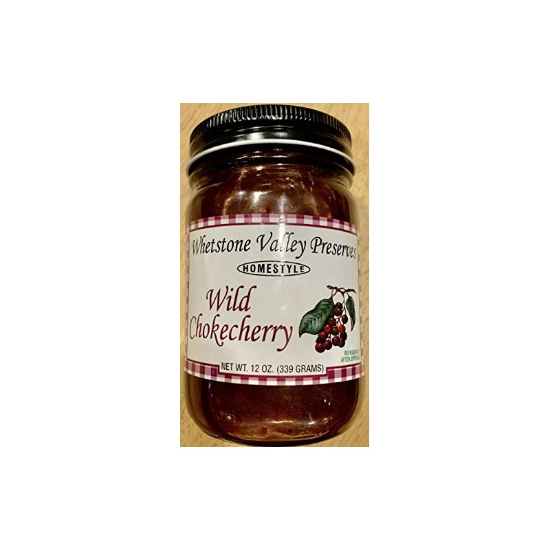 Homestyle Wild Chokecherry Jam (Hand Picked Fruit)
