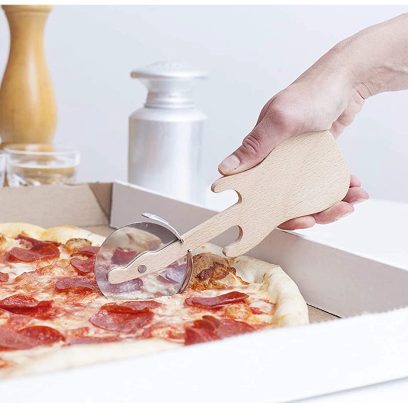 Kikkerland Guitar Pizza Cutter