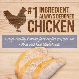 Merrick Healthy Grains Freeze Dried Raw Coated Kibble, Natural High Protein Puppy Food, Chicken and Brown Rice - 10.0 lb. Bag