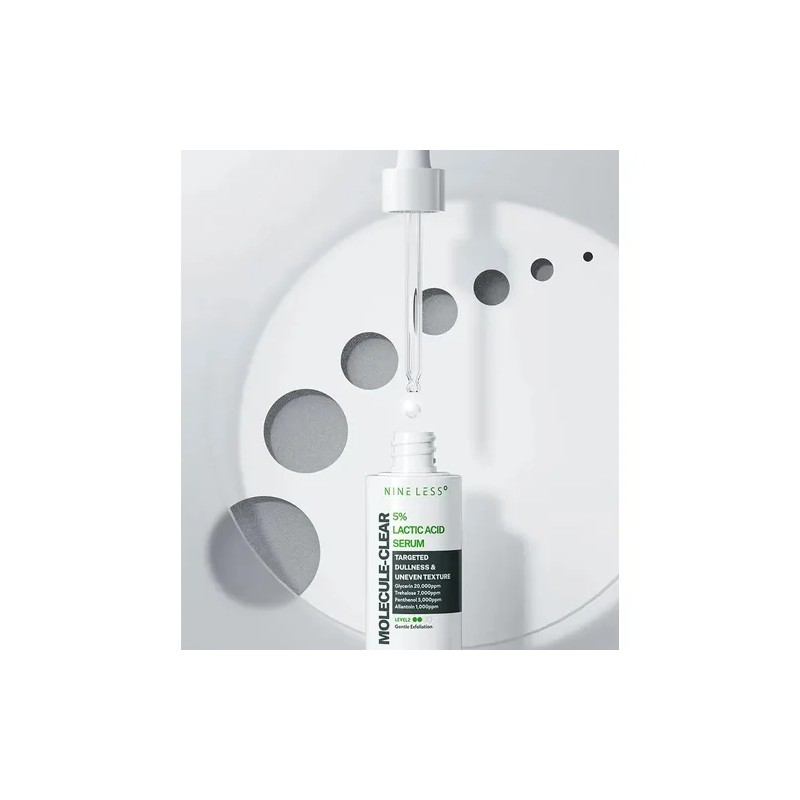 Srum Facial Nineless Molecule-Clear cido Lctico 5 Exfoliante