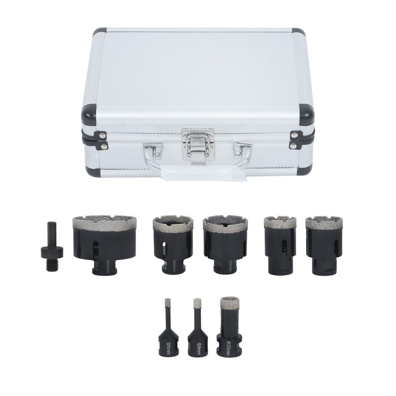 findmall Diamond Core Drill Bit Hole Saw Kit Tool for