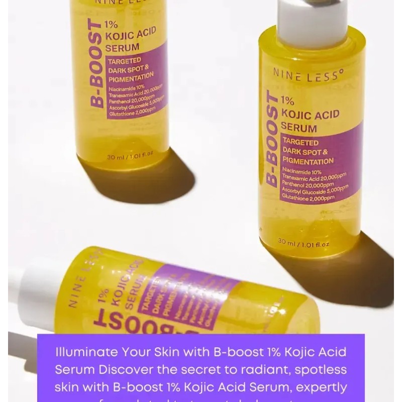 Sérum Antimanchas Nineless B-Boost con 1% Ácido Kójico y Niacinamida