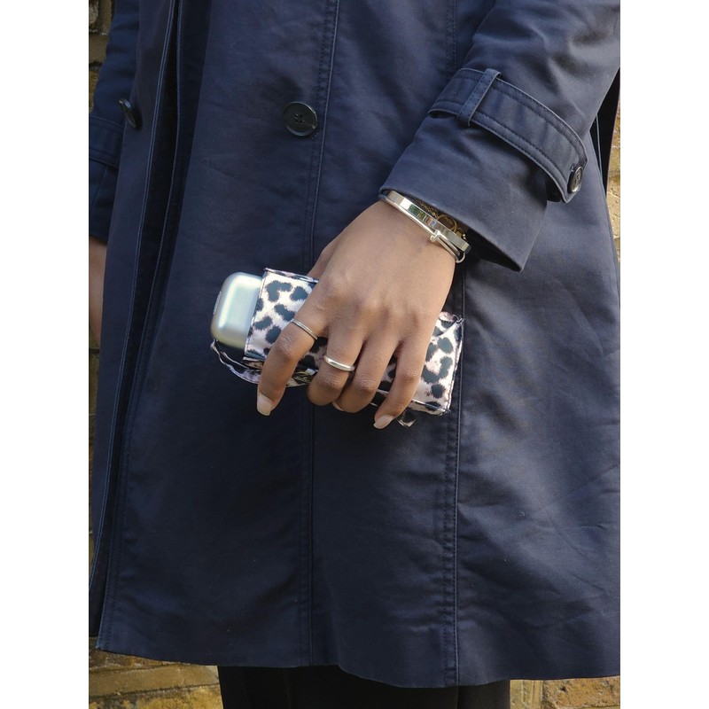 Fulton Tiny-2 Umbrella, Compact Lightweight Travel Umbrella (Classic Leopard)