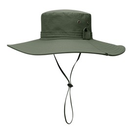 Sun Hat Wide Brim UV Protection Foldable Bucket Hat for Fishing Hiking Camping 12CM Brim