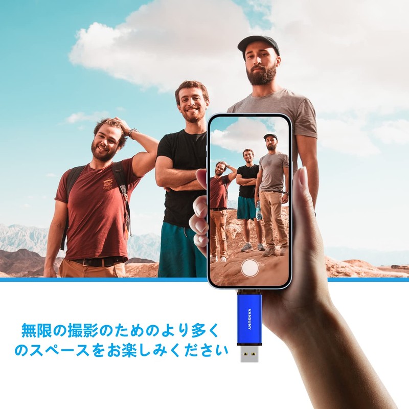 Vansuny 5 Pack 32GB USB Flash Drive Type C Memory