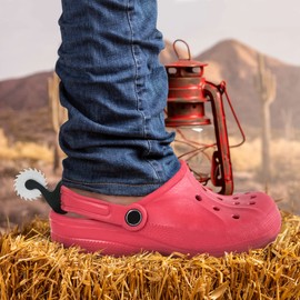 ARUN Cowboy Style croc Spurs Compatible with Croc 1 PAIR of shoe charms