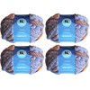 MSD&FT 4 Skeins Chunky Chenille Yarn Blanket Yarn (202406)
