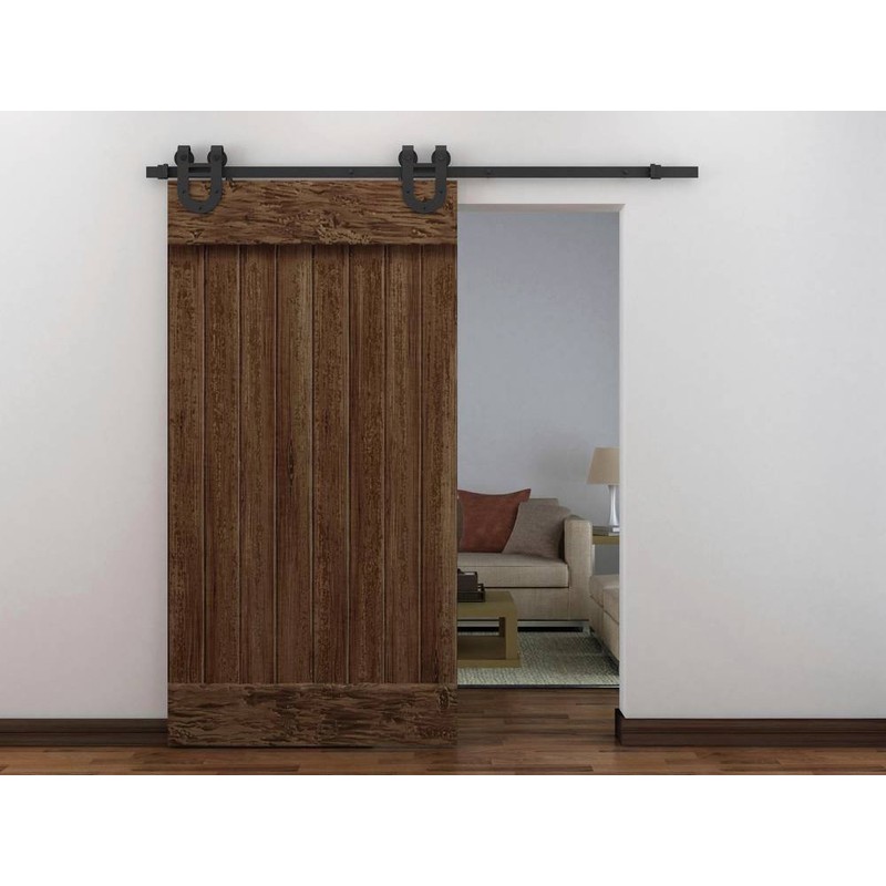 RESTORATION STANDARD HOME01 European Antique Western Modern Horseshoe Wood Sliding