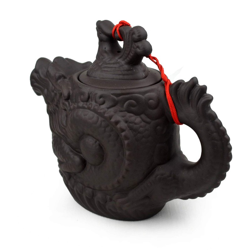 Teapot Chinese Dragon Phoenix Zisha Clay Gongfu Tea Pots Zini