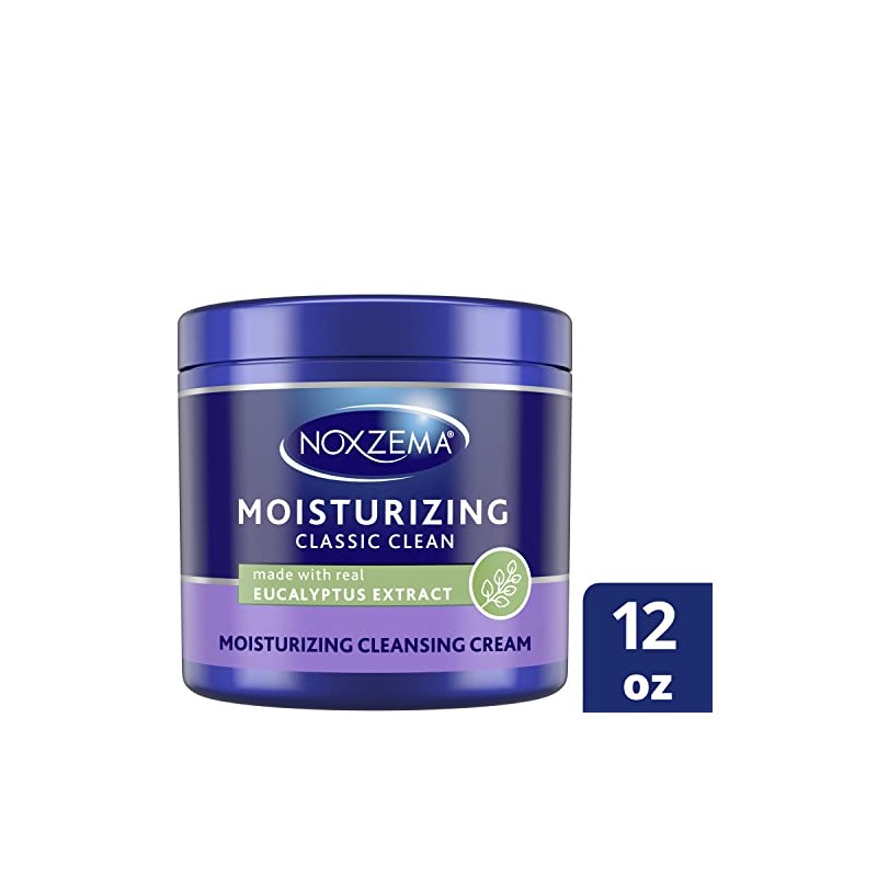 Noxzema Classic Clean, Crema de limpieza hidratante, 12 oz (Paquete