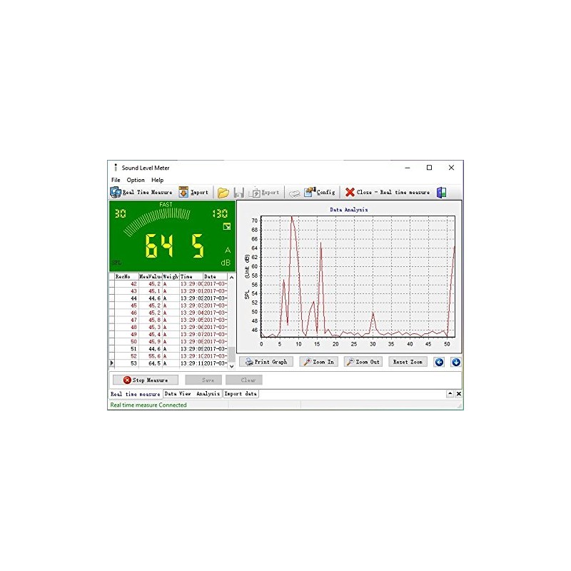 OCS.tec Professional Sound Level Meter Noise Level Meter Noise Environmental