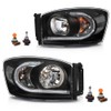 CHEDA LED Front Headlights Assembly Headlamp Left+Right Side Compatible with