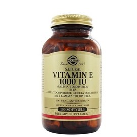 Solgar Vitamin E 1000IU 100 Softgels