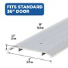 M-D Building Products 68320 Aluminum Commercial Flat-Profile Threshold: Durable and