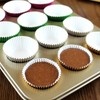 Eoonfirst Mini Foil Cupcake Liners Thanksgiving Muffin Paper Baking Cups