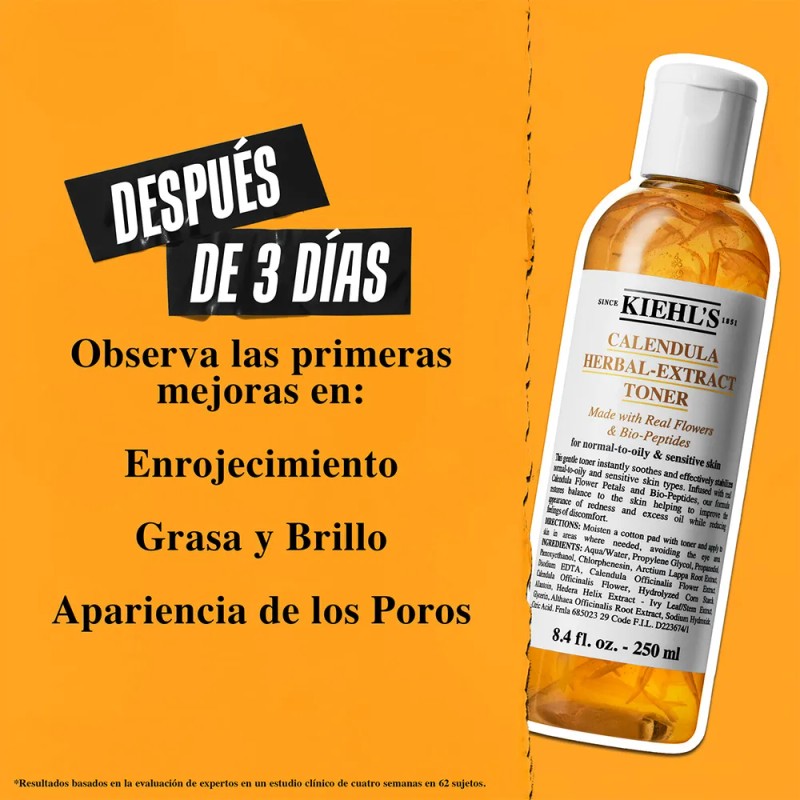 Tnico de Calndula Herbal Extract Toner 250 Ml Kiehls