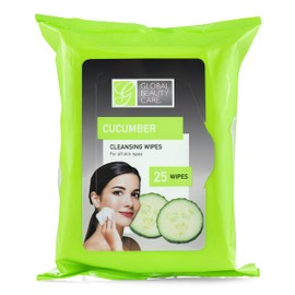Global Beauty Care Bulk Cleansing Wipes Premoistened 4 Pack of Cucumber Cleansing Cloths Makeup Removal Wipes - Great For Travel Toiletries - 100 ct.(4-Pack)