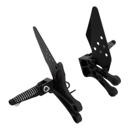 TCMT Driver Footpegs Pegs Bracket Fit For Kawasaki Ninja ZX10R 2004-2005 Aluminum US