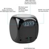 With Voice Talking LED Time Temperature for Bedroom，Projection Alarm Clock