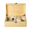 Wooden Storage Display Box Container Collections Case Fit 40PCS Graded