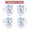 SUPERDANT 4 PCS Little Mermaid Squad Heat Transfer Stickers Blue
