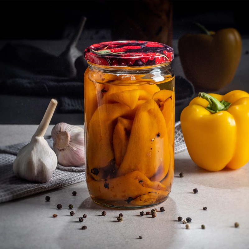 KADAX Preserving Jars 720 ml with Screw Lid fi82 mm