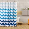 Polyester Floral Wave Shower Bath Curtain Thicken Waterproof Bathroom Curtain